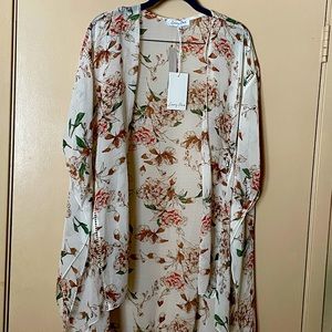 Emory Park Caley Crochet Detail Kimono